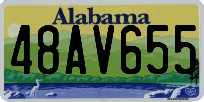 AL license plate 48AV655