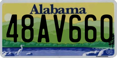 AL license plate 48AV660