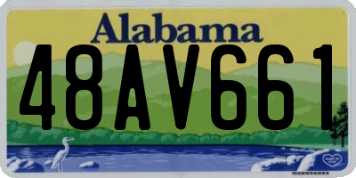 AL license plate 48AV661