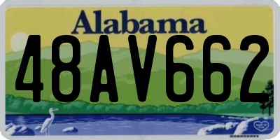 AL license plate 48AV662