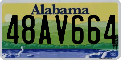 AL license plate 48AV664