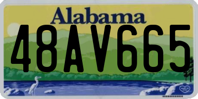 AL license plate 48AV665