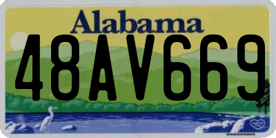 AL license plate 48AV669