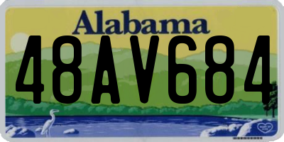 AL license plate 48AV684