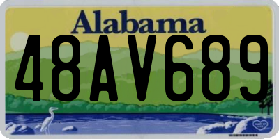 AL license plate 48AV689