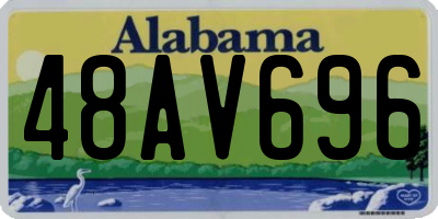 AL license plate 48AV696