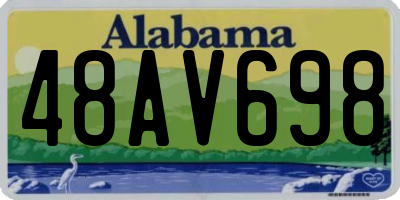 AL license plate 48AV698