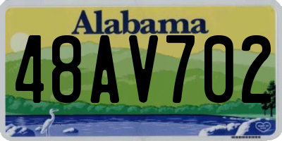 AL license plate 48AV702