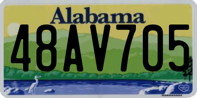 AL license plate 48AV705