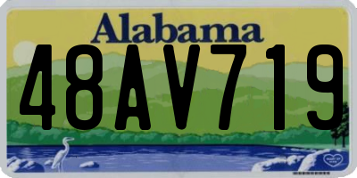 AL license plate 48AV719