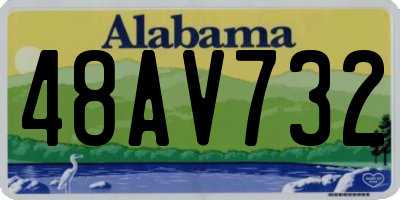 AL license plate 48AV732