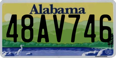 AL license plate 48AV746