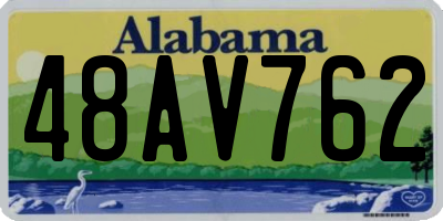 AL license plate 48AV762