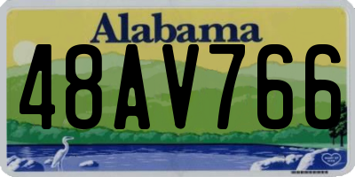 AL license plate 48AV766