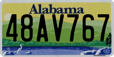 AL license plate 48AV767