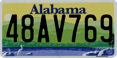 AL license plate 48AV769