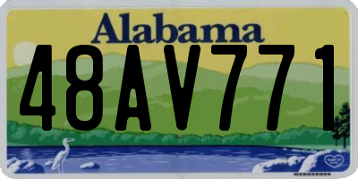 AL license plate 48AV771