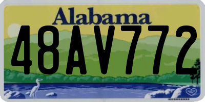 AL license plate 48AV772