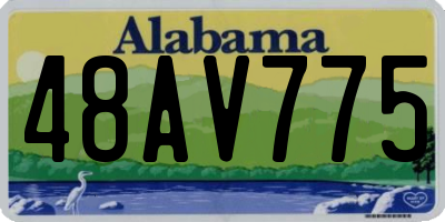 AL license plate 48AV775
