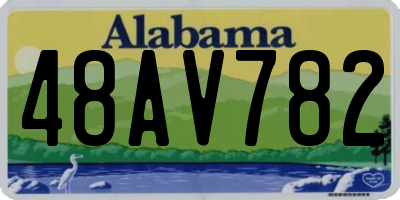 AL license plate 48AV782