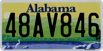 AL license plate 48AV846