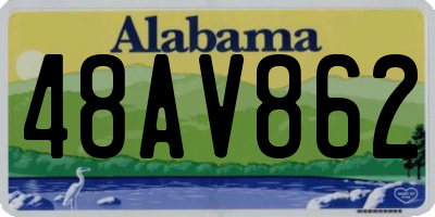 AL license plate 48AV862