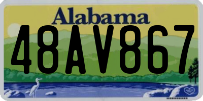 AL license plate 48AV867