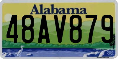 AL license plate 48AV879