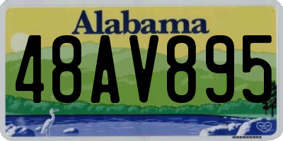 AL license plate 48AV895