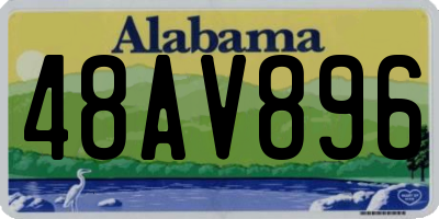 AL license plate 48AV896