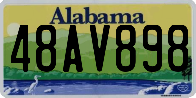 AL license plate 48AV898