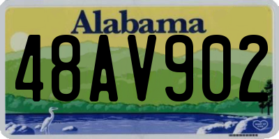 AL license plate 48AV902