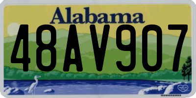 AL license plate 48AV907