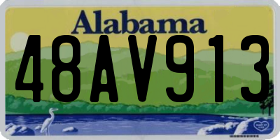 AL license plate 48AV913