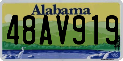 AL license plate 48AV919