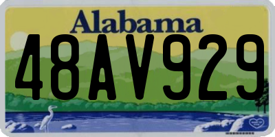 AL license plate 48AV929