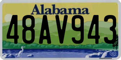 AL license plate 48AV943