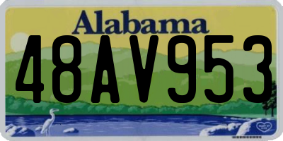 AL license plate 48AV953