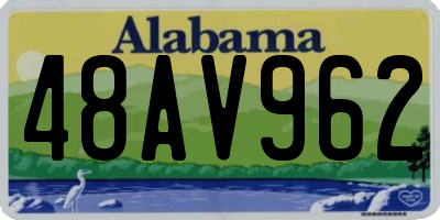 AL license plate 48AV962
