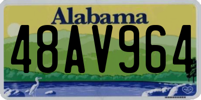 AL license plate 48AV964