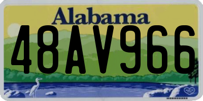 AL license plate 48AV966