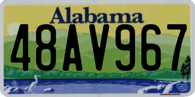 AL license plate 48AV967