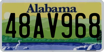 AL license plate 48AV968