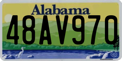 AL license plate 48AV970