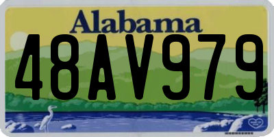 AL license plate 48AV979