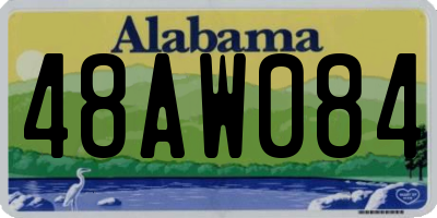 AL license plate 48AW084