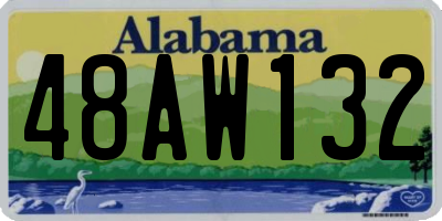 AL license plate 48AW132