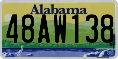 AL license plate 48AW138