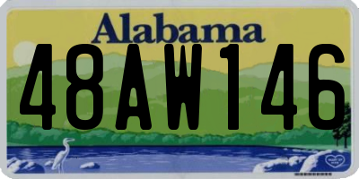 AL license plate 48AW146