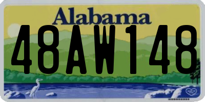 AL license plate 48AW148